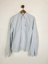 Load image into Gallery viewer, Abercrombie & Fitch Men's Cotton Striped Button-Up Shirt | M | Blue