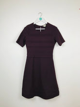 Load image into Gallery viewer, Reiss Womens A-Line Jersey Dress | UK12 | Burgundy