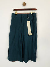 Load image into Gallery viewer, Max Azria Women's Cotton Crop Culottes Trousers NWT | US4 UK8 | Blue