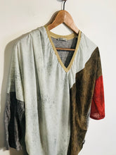 Load image into Gallery viewer, Zara Women's Colour Block Asymmetrical Blouse | M UK10-12 | Multicoloured