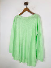 Load image into Gallery viewer, Eileen Fisher Women's Cotton Linen T-Shirt | L UK14 | Green