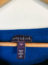 Load image into Gallery viewer, Long Tall Sally Women's Lace Jumper | M UK10-12 | Blue