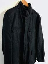 Load image into Gallery viewer, Hugo Boss Men's Canvas Overcoat Coat | L | Blue