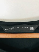 Load image into Gallery viewer, Zara Women's Pleated Button-Up Mini Dress | XS UK6-8 | Black