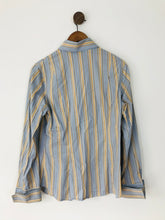 Load image into Gallery viewer, Hawes & Curtis Women’s Stripe Button-Up Shirt | UK16 | Blue Yellow