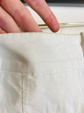 Load image into Gallery viewer, Emporio Armani Women's High Waist Mid-Length Shorts | S UK8 | White