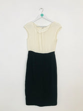 Load image into Gallery viewer, L.K.Bennett Women’s Midi Sheath Dress | UK8 | Black and White