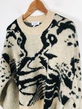 Load image into Gallery viewer, & Other Stories Women's Wool Boho Jumper | M UK10-12 | Beige