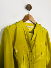 Load image into Gallery viewer, Planet Women's Button-Up Shirt | UK12 | Yellow