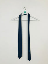 Load image into Gallery viewer, Hermès Men’s Branded Silk Suit Tie | Blue