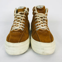 Load image into Gallery viewer, SWC Stepney Workers Club Unisex High Top Trainers | EU41 UK8 | Brown
