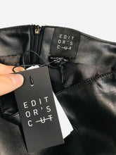 Load image into Gallery viewer, Stitch Fix Women's Faux Leather Editor’s cut Pencil Skirt NWT | UK14 | Black