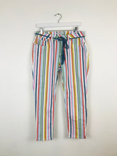 Load image into Gallery viewer, Red Button Womens Jeans | EU40 UK12 W32 L25 | Multicolour Stripes