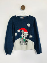 Load image into Gallery viewer, John Lewis Kid's Christmas Jumper | 4 Years | Blue