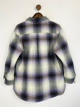 Load image into Gallery viewer, Maje Women's Wool Check Gingham Shacket Overcoat NWT | 36 | Multicoloured