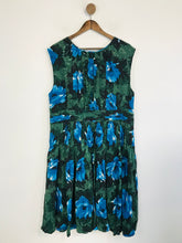 Load image into Gallery viewer, Boden Women's Floral Pleated A-Line Dress | UK20 | Multicoloured