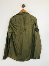Load image into Gallery viewer, Superdry Women's Embroidered Military Button-Up Shirt | M UK10-12 | Green