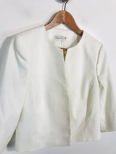 Load image into Gallery viewer, Damsel in a dress Women's Crop Blazer Jacket NWT | UK12 | White
