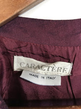 Load image into Gallery viewer, Caractere Women's High Neck Vintage Sheath Dress | UK16 | Purple