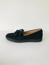 Load image into Gallery viewer, Russell & Bromley Women’s Bow Slip-On Loafers | 39 UK6 | Black