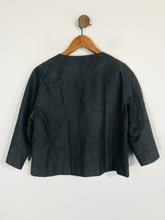 Load image into Gallery viewer, Jigsaw Women's Crop Smart Blazer Jacket | UK12 | Grey