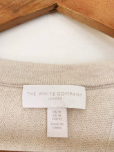 Load image into Gallery viewer, The White Company Women's Merino Oversized Jumper  | UK14 | White