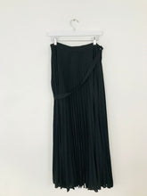 Load image into Gallery viewer, Caitlin Price Label/Mix Women’s Pleated Maxi Skirt | UK14 | Black