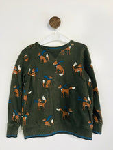Load image into Gallery viewer, John Lewis Kid's Animal Print Sweatshirt | 4 Years | Green