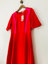 Load image into Gallery viewer, Boden Women's A-Line Midi Dress With Tags | UK14 | Red