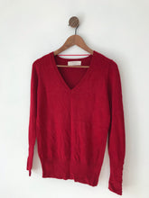 Load image into Gallery viewer, Zara Women’s V-Neck Knit Jumper | L UK14 | Red