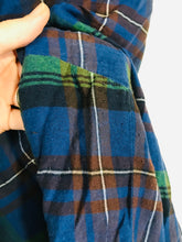 Load image into Gallery viewer, Hobbs Women's Tartan Check Frill Collar Button-Up Shirt | UK14 | Multicoloured