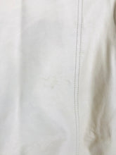 Load image into Gallery viewer, Mexx Women's Leather Bomber Jacket | UK8 | Beige
