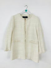Load image into Gallery viewer, Zara Women’s Lightweight Woven Overcoat | L UK14 | Cream