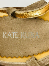 Load image into Gallery viewer, Kate Kuba Women's Leather Embellished Sandals | EU39 UK6 | Brown