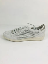 Load image into Gallery viewer, Geox Women's Suede Respira Trainers | UK6 | White