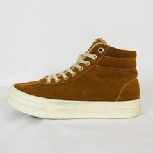 Load image into Gallery viewer, SWC Stepney Workers Club Unisex High Top Trainers | EU41 UK8 | Brown