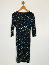 Load image into Gallery viewer, Boden Women's Polka Dot Ruched Midi Dress | UK10 | Blue