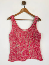 Load image into Gallery viewer, Diktons Women's Embroidered Knit Tank Top | L UK14 | Multicoloured
