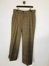 Load image into Gallery viewer, Boden Women's High Waist Wide Leg Smart Trousers | UK18 | Brown