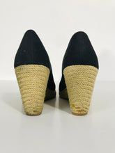 Load image into Gallery viewer, Clarks Women's Espadrille Wedge Heels | UK5 | Black