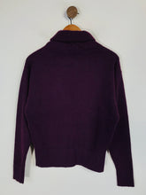 Load image into Gallery viewer, Joseph Women's Cashmere Roll Neck Jumper | M UK10-12 | Purple
