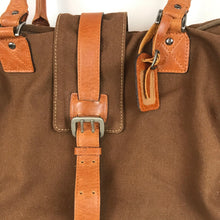 Load image into Gallery viewer, Royal RepubliQ Canvas Weekend Shoulder Bag | Medium | Brown