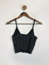 Load image into Gallery viewer, Urban Outfitters Women's Striped Crop Tank Top | S UK8 | Black