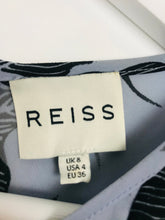 Load image into Gallery viewer, Reiss Womens Floral Print Knee Length Dress | UK 8 | Blue