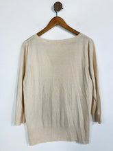 Load image into Gallery viewer, Monsoon Women's Cashmere Embroidered Jumper | UK16 | Beige