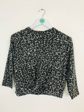 Load image into Gallery viewer, Zara Kid’s Leopard Print Jumper | 9 Years | Grey