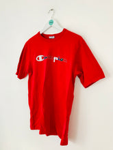 Load image into Gallery viewer, Champion Men's Retro Graphic Logo T-Shirt Tee Top | M | Red