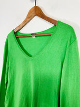 Load image into Gallery viewer, J.Crew Women's V-Neck Jumper | L UK14 | Green