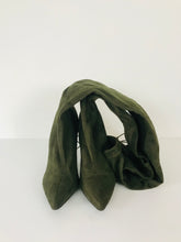 Load image into Gallery viewer, 4Th & Reckless Women’s Over Knee Thigh Stiletto Boots | UK5 | Green