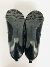 Load image into Gallery viewer, Clarks Women's Ankle Heeled Boots | UK6 | Black